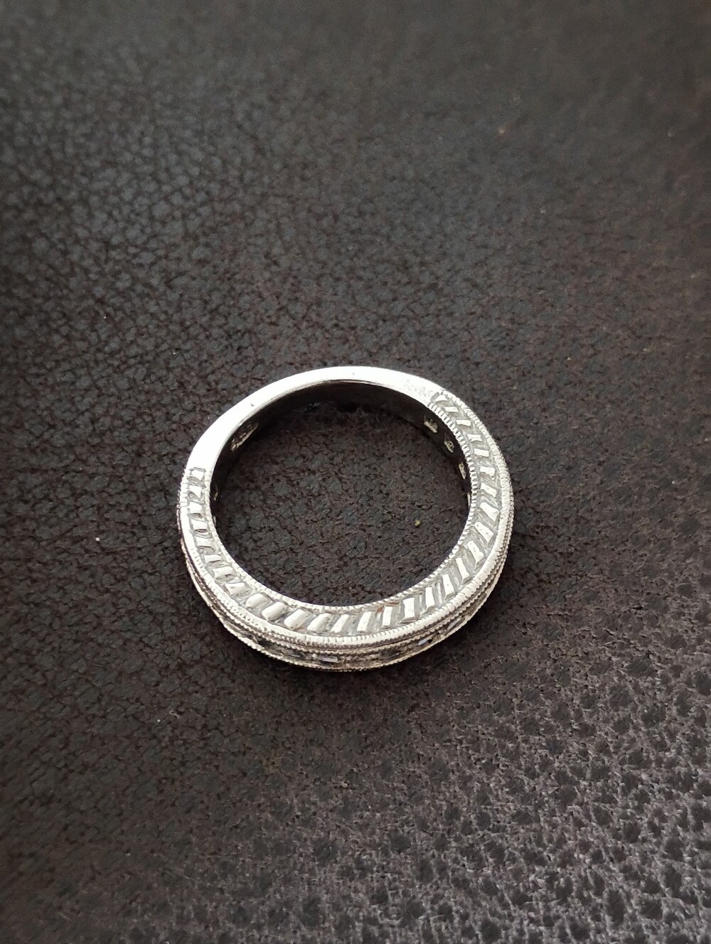 925 Sterling Silver Wedding Bands for Women & Wedding Ring size 7. - Picture 4 of 6